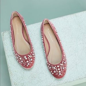 Anthropologie Opulent ballet flats NWOT